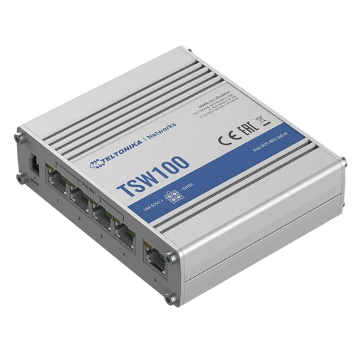 Teltonika TSW100 Ipari PoE+ Switch