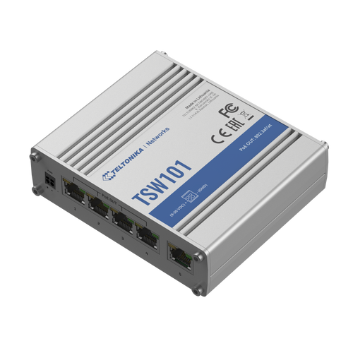 Teltonika TSW101 Ipari PoE+ Switch