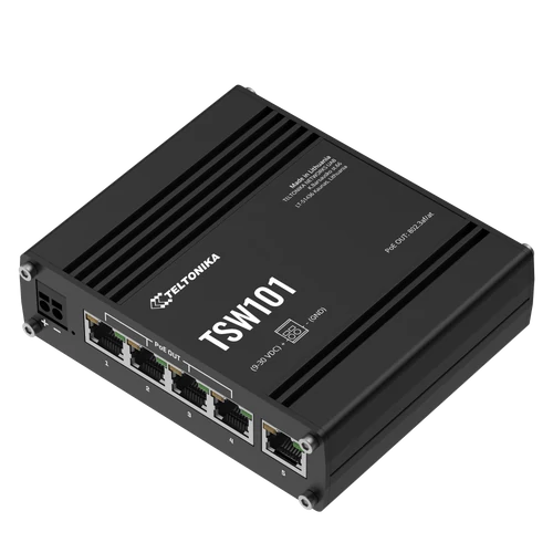 Teltonika TSW101 Ipari PoE+ Switch