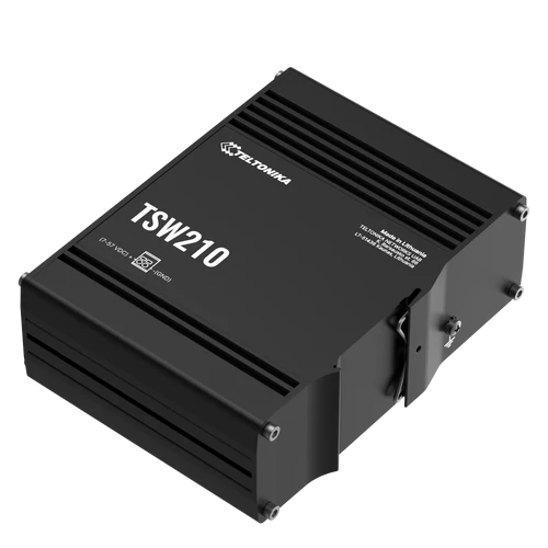 Teltonika Networks TSW210 Ipari Switch Integrált DIN rögzítéssel