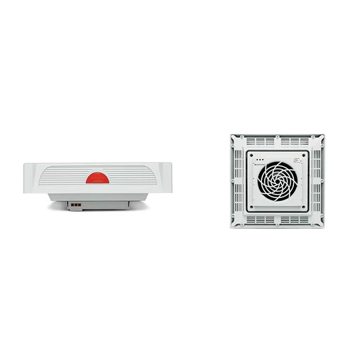 Kapcsolószekrény tetőventilátor 970m³/h, 364x364mm