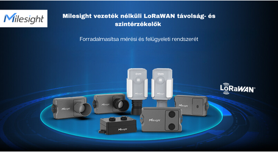 LoRaWAN távolság- és szintérzékelők