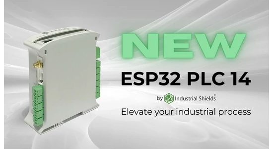 Fedezze fel az új Industrial Shields ESP32 PLC 14 programozható vezérlőt