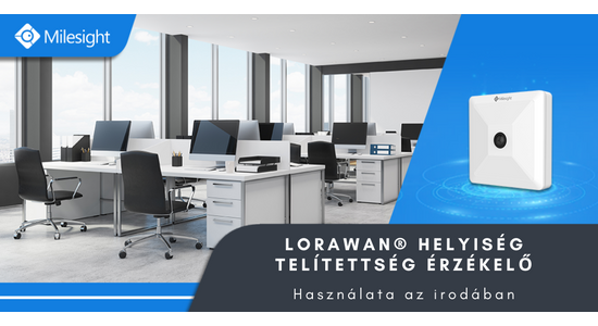 Milesight LoRaWAN® helyiség telítettség érzékelő