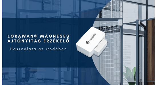 Milesight WS301 LoRaWAN® vezetéknélküli mágneses ajtónyitás érzékelők