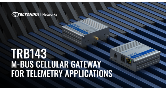 Teltonika TRB143 | LTE Cat4 | Ethernet | M-Bus - Átjáró
