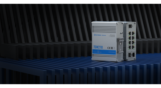 Teltonika TSW210 Ipari Ethernet Switch