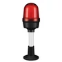 Q60L LED Fényjelző, állandó/villogó piros DC12-24V, IP65, talpas konzol