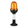 Kép 1/2 - Q80L LED Fényjelző, állandó/villogó narancssárga AC100-240V, IP65, talpas konzol