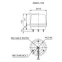 QMCL125 LED Többszínű fényjelző IP65