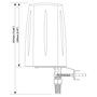 QuSpot Kültéri Omni Antenna Teltonika TRB256-hoz
