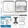QuMax Antenna Teltonika RUTX10-hez