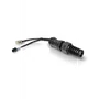 QuRJ45-P | RJ-45 csatlakozó adapter PoE leválasztóval | 160 mm | kültéri tokozatokhoz | IP68 