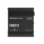TSW212 Ipari Menedzselhető Switch 8 x Gigabit Ethernet port és 2 x SFP | Integrált DIN rögzítés